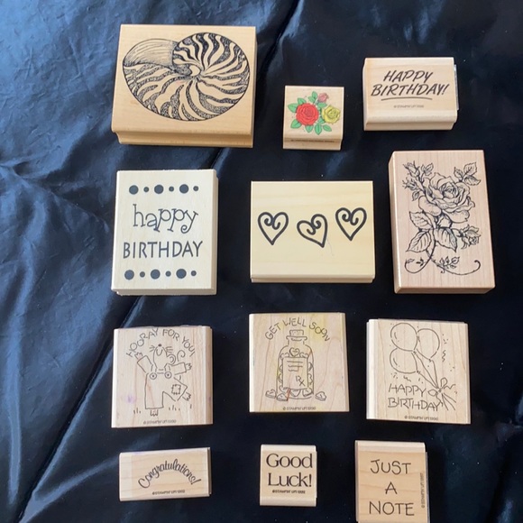 Design 12 Craft Rubber Stamps Poshmark
